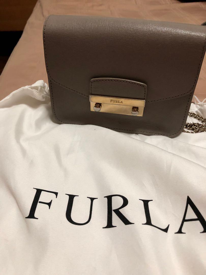 furla julia mini leather crossbody bag