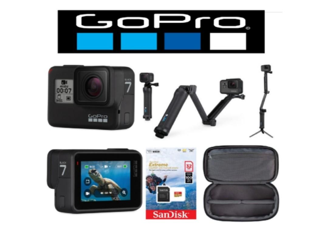 Gopro Hero 7 Black With Free Gopro 3 Way Arm Grip Gopro Compact Case Sandisk Extreme 32gb 100mbs 4k Card Promo 14th February Till 3rd March 19 Photography Cameras Digital Cameras On Carousell Gopro Hero 7 Black With Free Gopro 3 Way Arm Grip Gopro Compact Case Sandisk Extreme 32gb 100mbs 4k Card Promo 14th February Till 3rd March 19 Photography Cameras Digital Cameras On Carousell