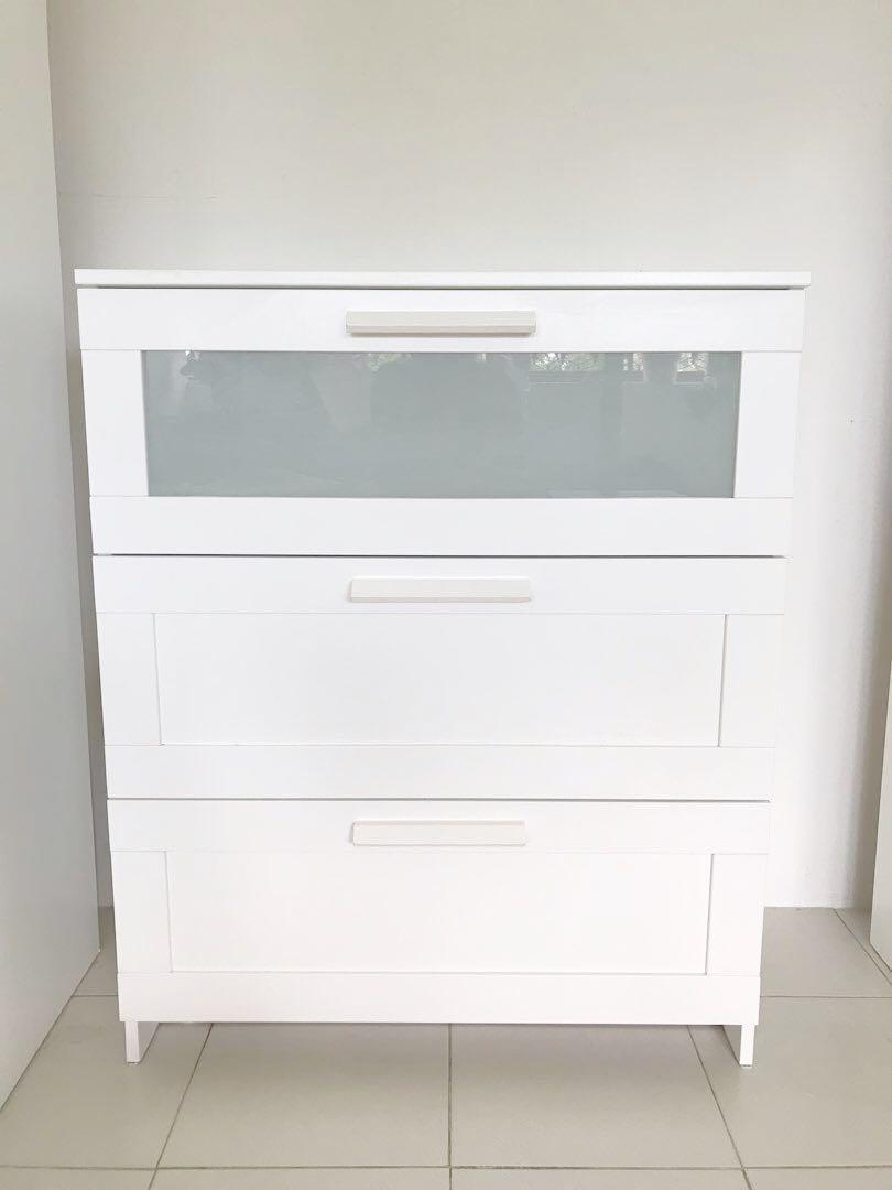 Ikea Brimnes Chest Of Drawers Furniture Shelves Drawers On Carousell