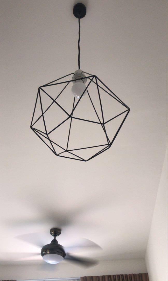 Ikea Brunsta Pendant Lamp Shade Furniture Home Living Lighting Fans On Carou - Ikea Stick On Ceiling Lights