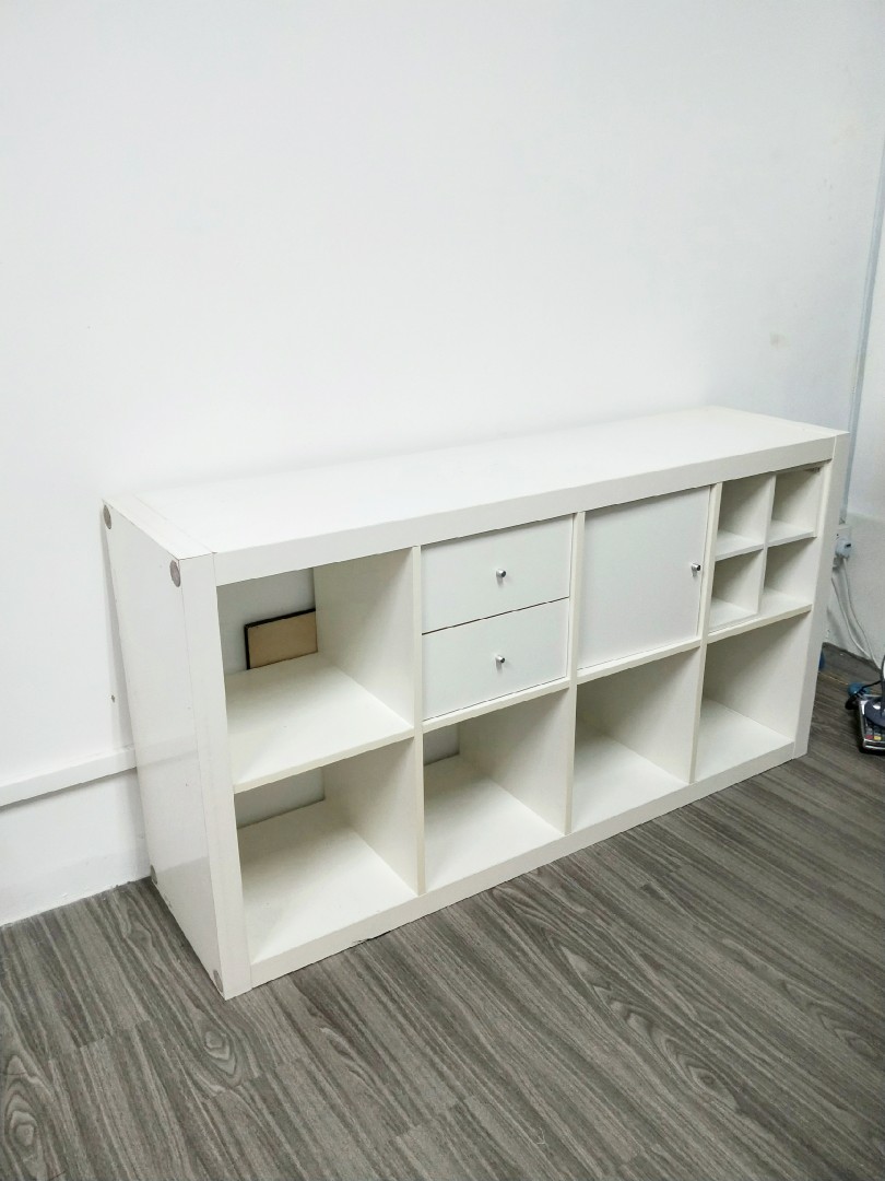 Ikea Kallax Shelves With Accessories Furniture Shelves Drawers On Carousell