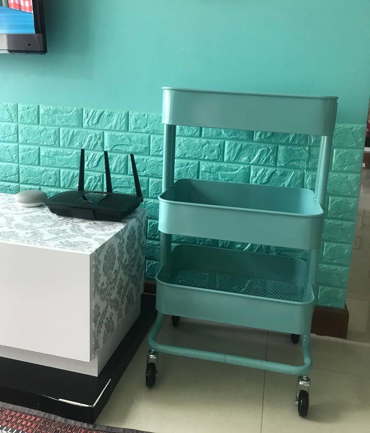 Ikea Raskog Trolley Furniture Shelves Drawers On Carousell Ikea 10 x large blue frak. carousell