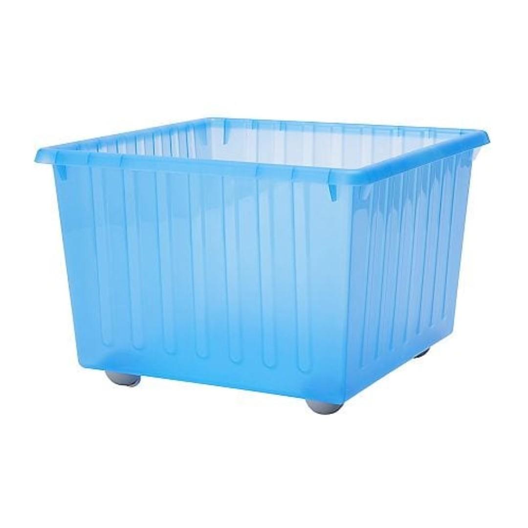 IKEA Vessla Storage Boxes With Wheels, Babies & Kids, Baby Nursery