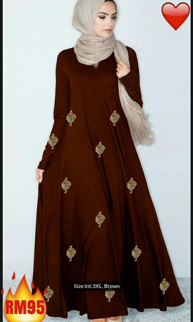 Jubah muslimah moden & gorgeous outlet dresses