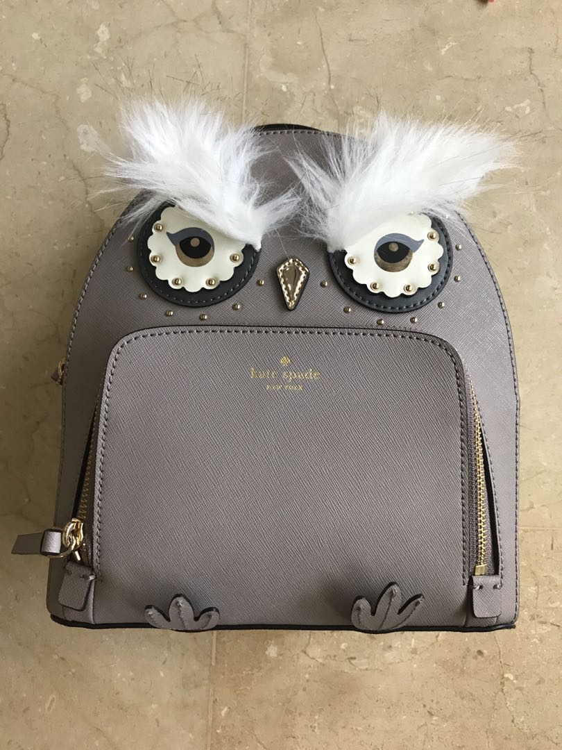 kate spade owl backpack