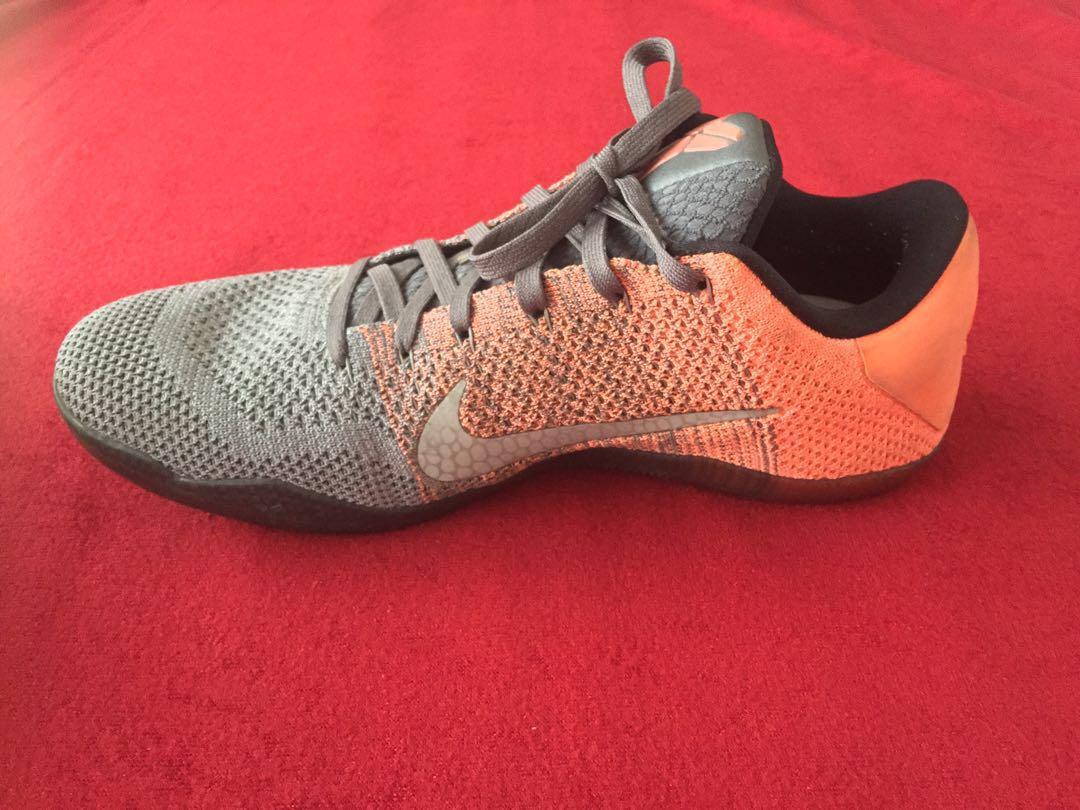 Kobe 11 Orange/Grey (Original), Men'S Fashion, Footwear, Sneakers On  Carousell