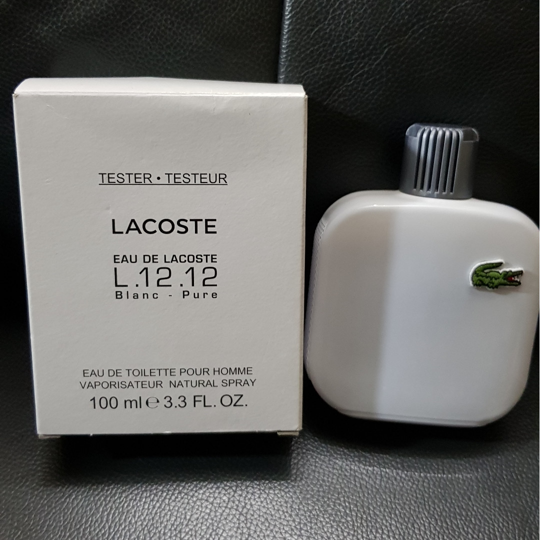 lacoste blanc tester