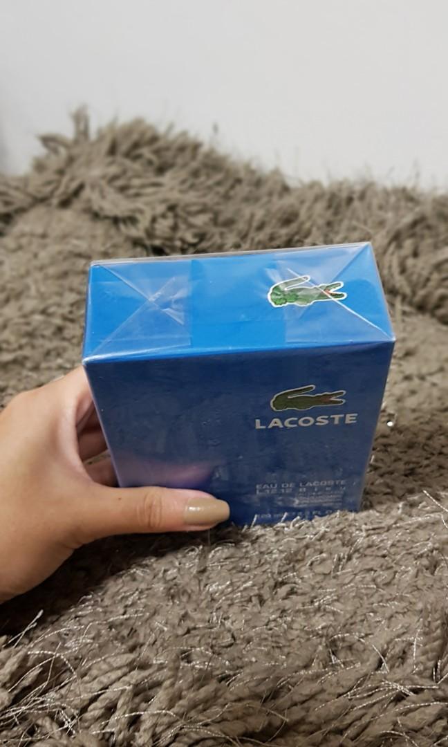 Lacoste L.12.12 Blue (Category: Fragrance & Deodorants) located in Quezon City. Submitted by ednocha (Listing ID 216252389, Image 2). Description: 100 mL, for Men Authentic from US 🇺🇸 (not from Singapore/Dubai) Sealed and brand new 👌.
