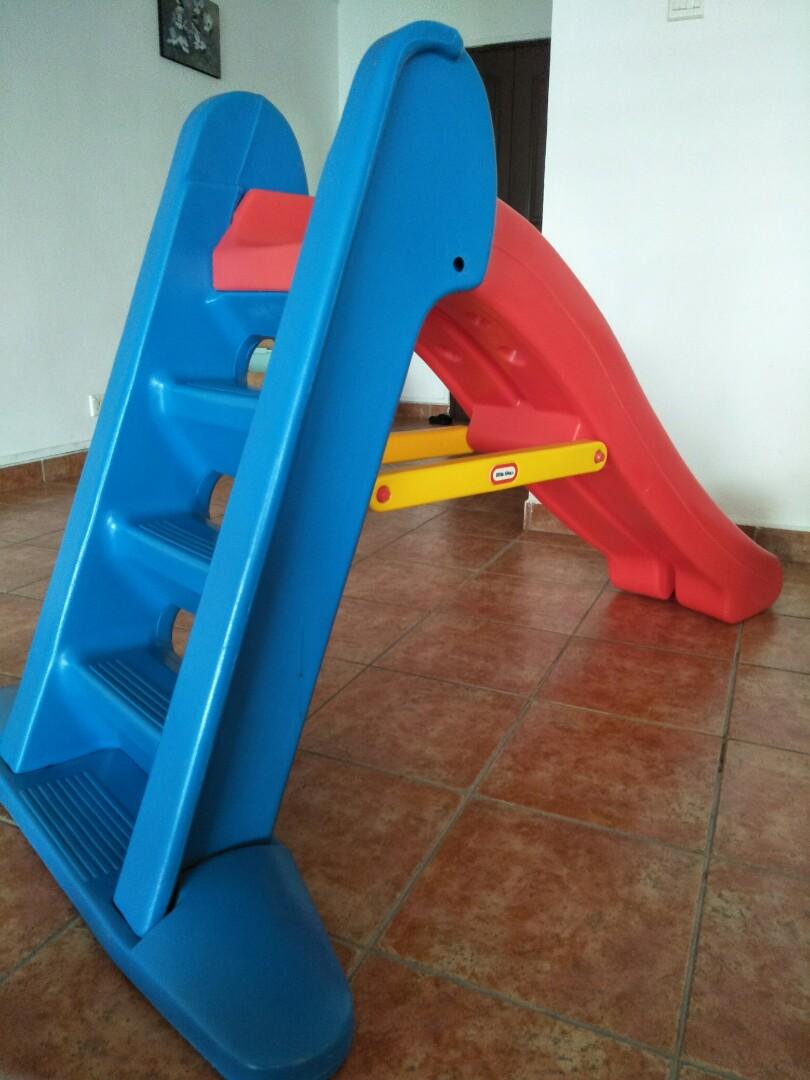 little tikes red and blue slide