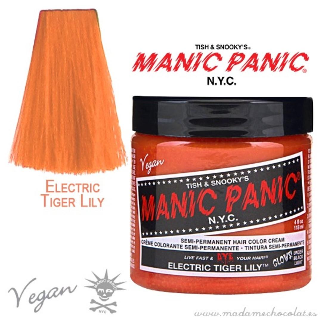 Manic Panic Electrictiger Lily Orange Hair Color Made In Usa On
