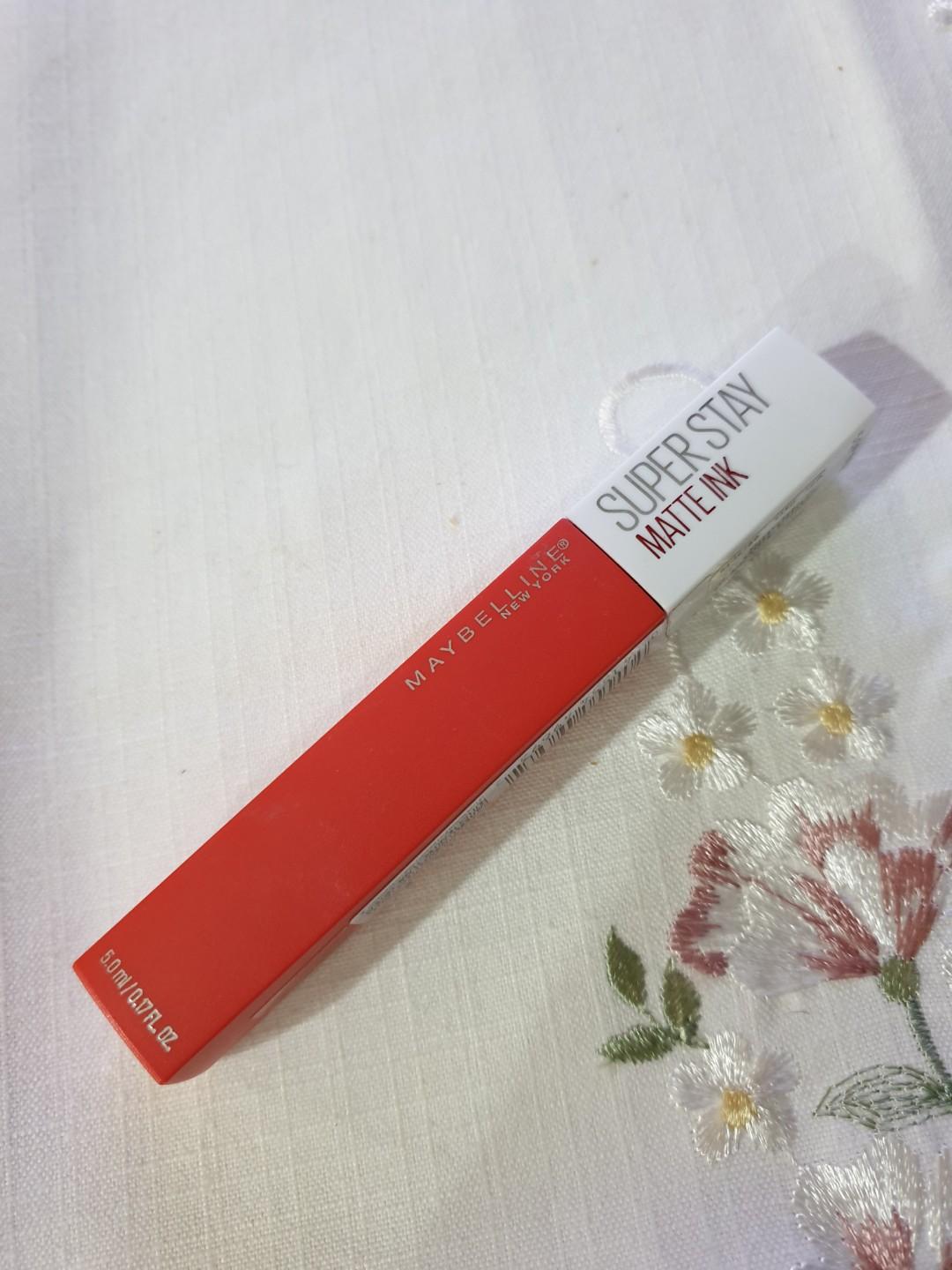 maybelline new york super stay matte ink liquid lipstick 25 heroine beauty personal care face makeup on carousell