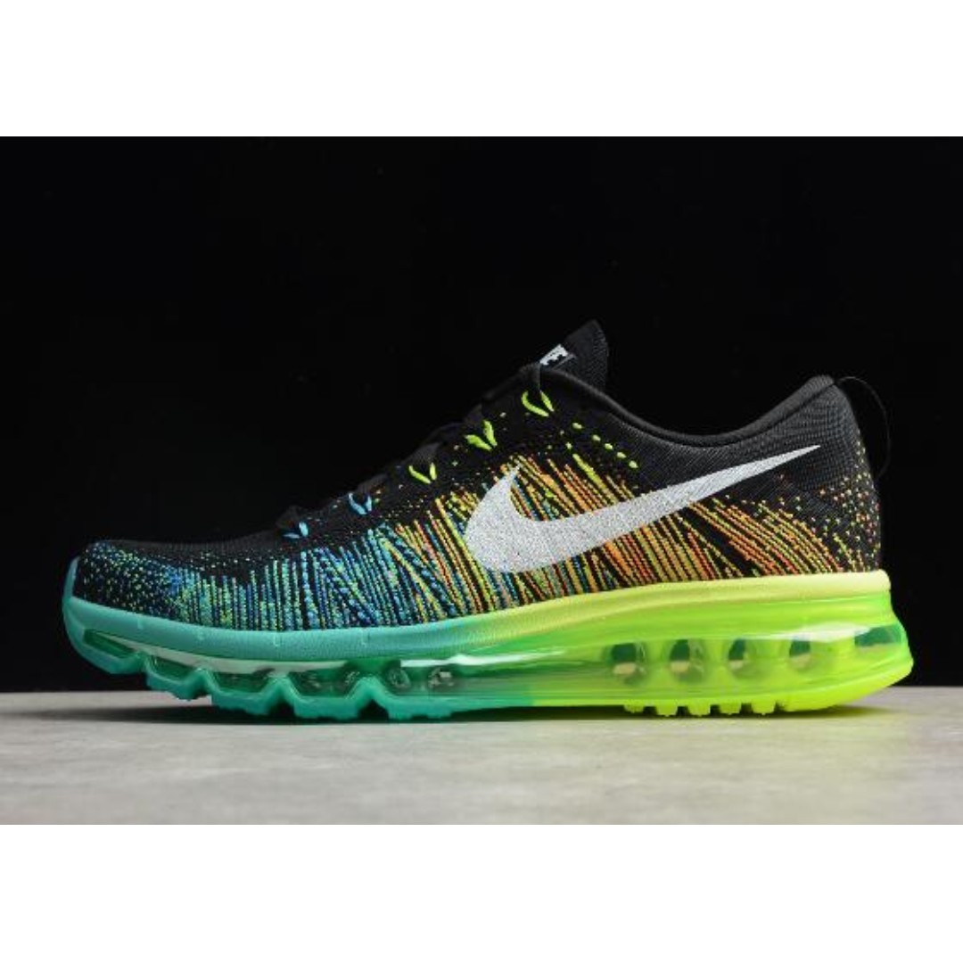 Men's Nike Flyknit Air Max Black Shoes Men's Nike Flyknit Air Max Black Shoes