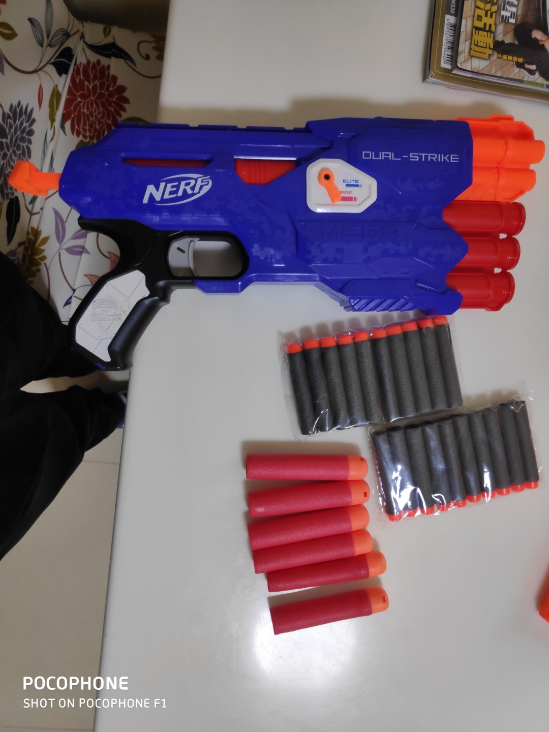 nerf dual strike mega