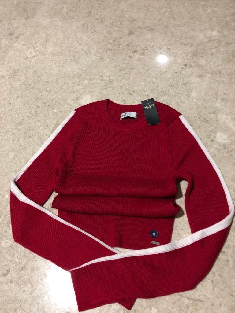 hollister crew neck sweater women's