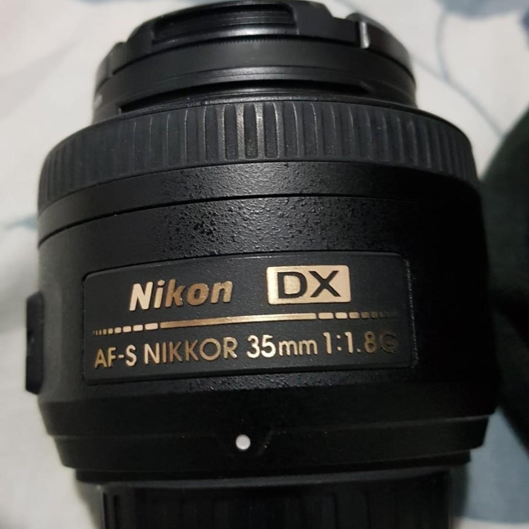 Nikon Af S Dx Nikkor 35mm F 1 8g Lens Photography Lenses On Carousell