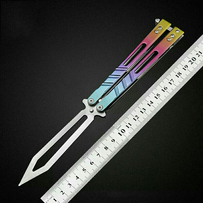 Not Sharp Balisong Butterfly Knife Trainer Toys Games Others On Carousell