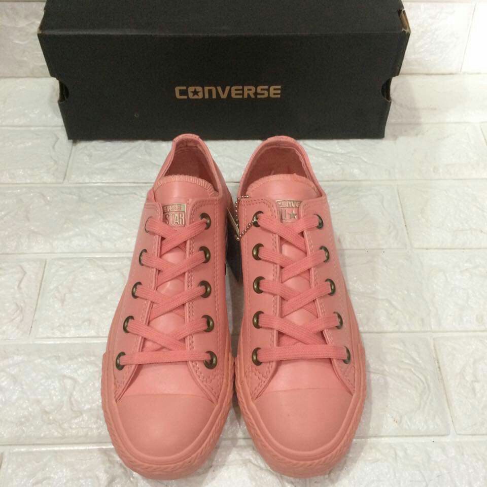 salmon pink converse