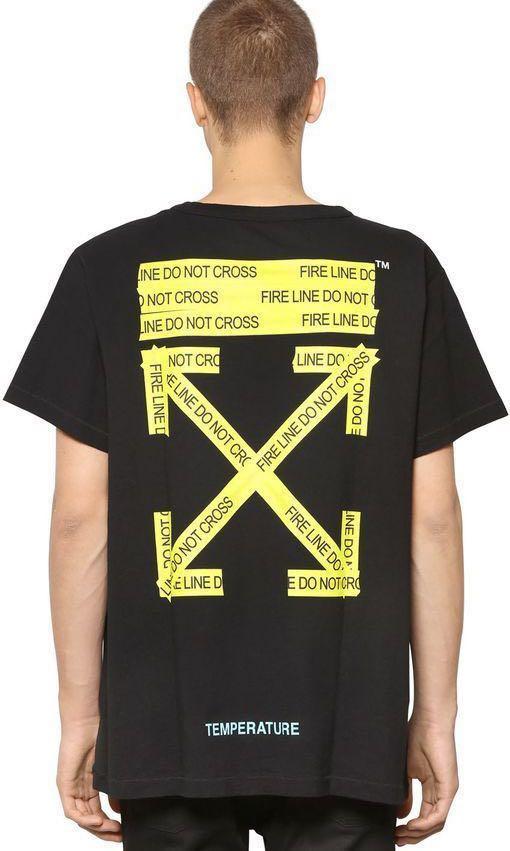 Off white firetape shirt outlet