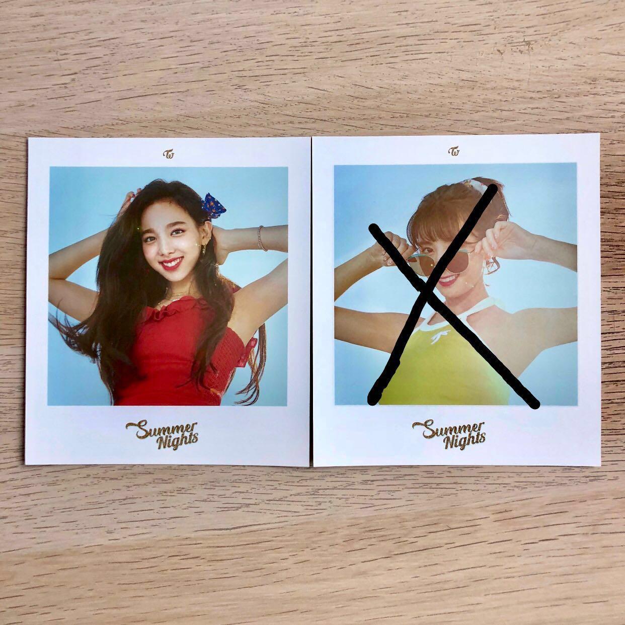 Twice 2nd Special Album Summer Night Momo C Photo Card official 