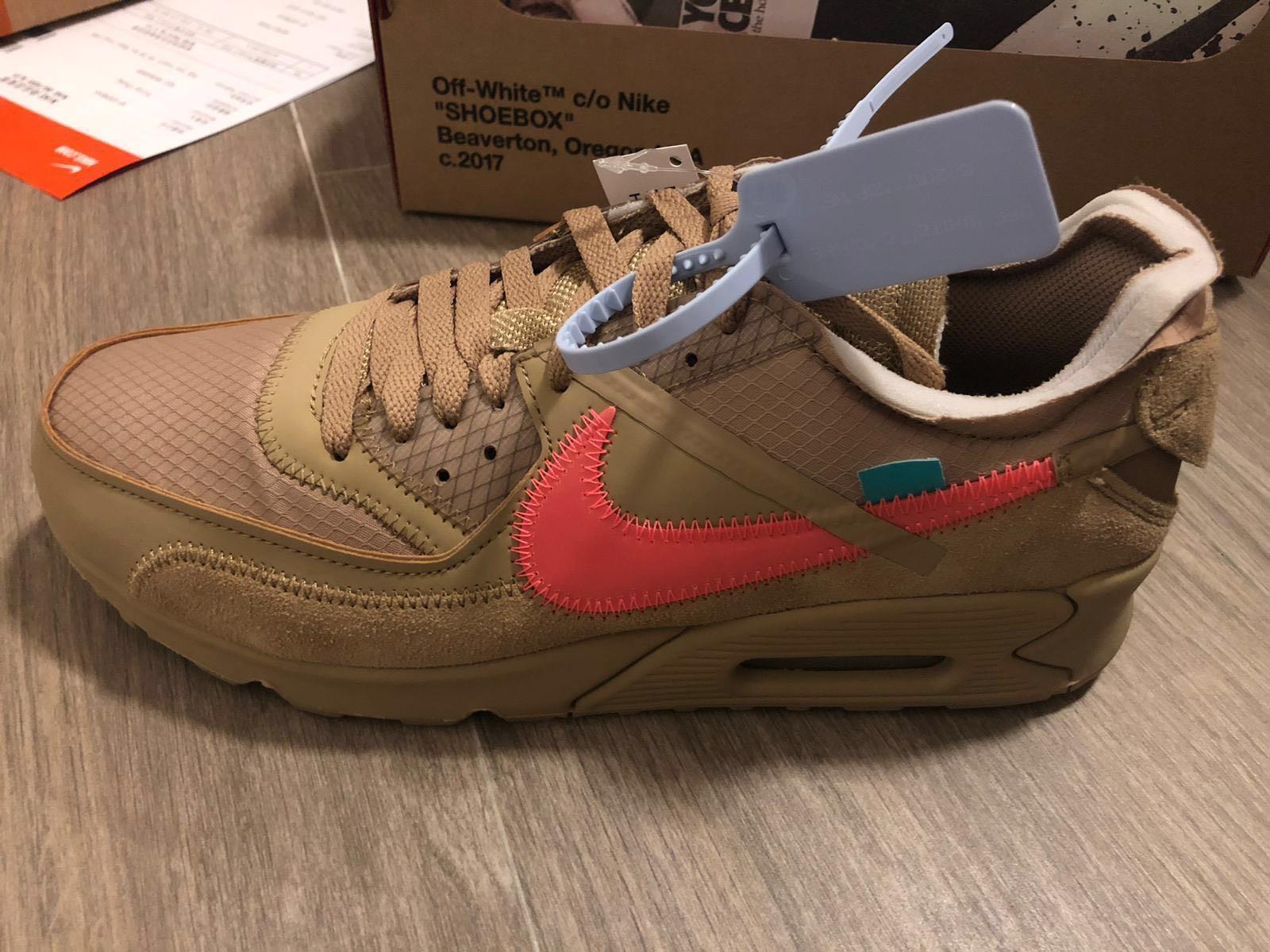 Offwhite X Nike Air Max 90 Men S Fashion Men S Footwear On Carousell