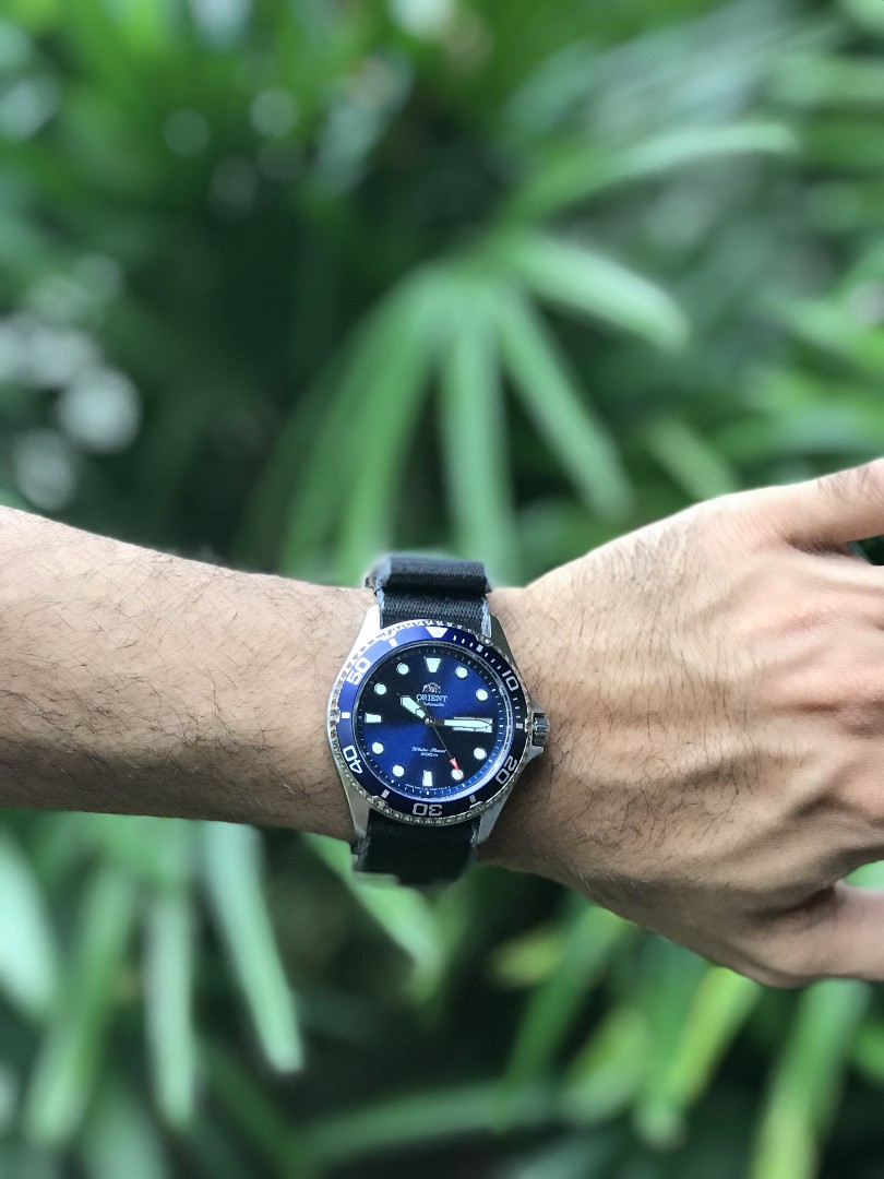 Orient ray top 2 on wrist