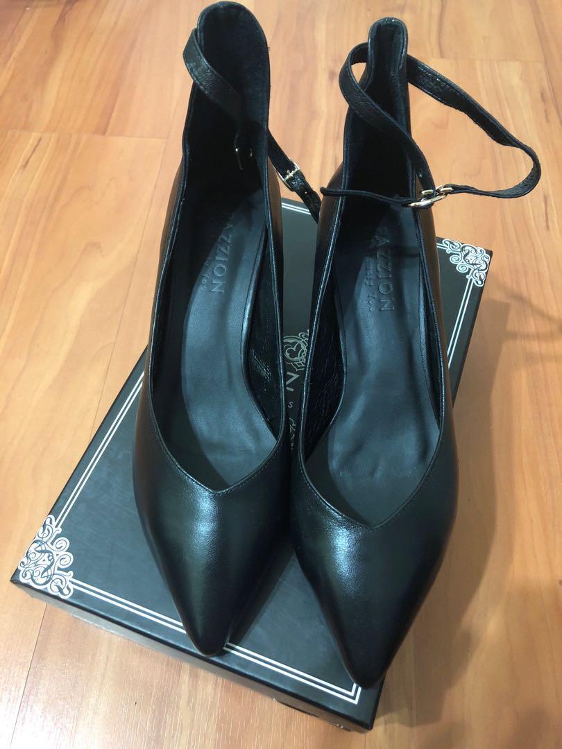 Pazzion classic black heels, Women's 
