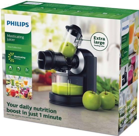 Philips Masticating Juicer Viva Collection, TV & Home Appliances