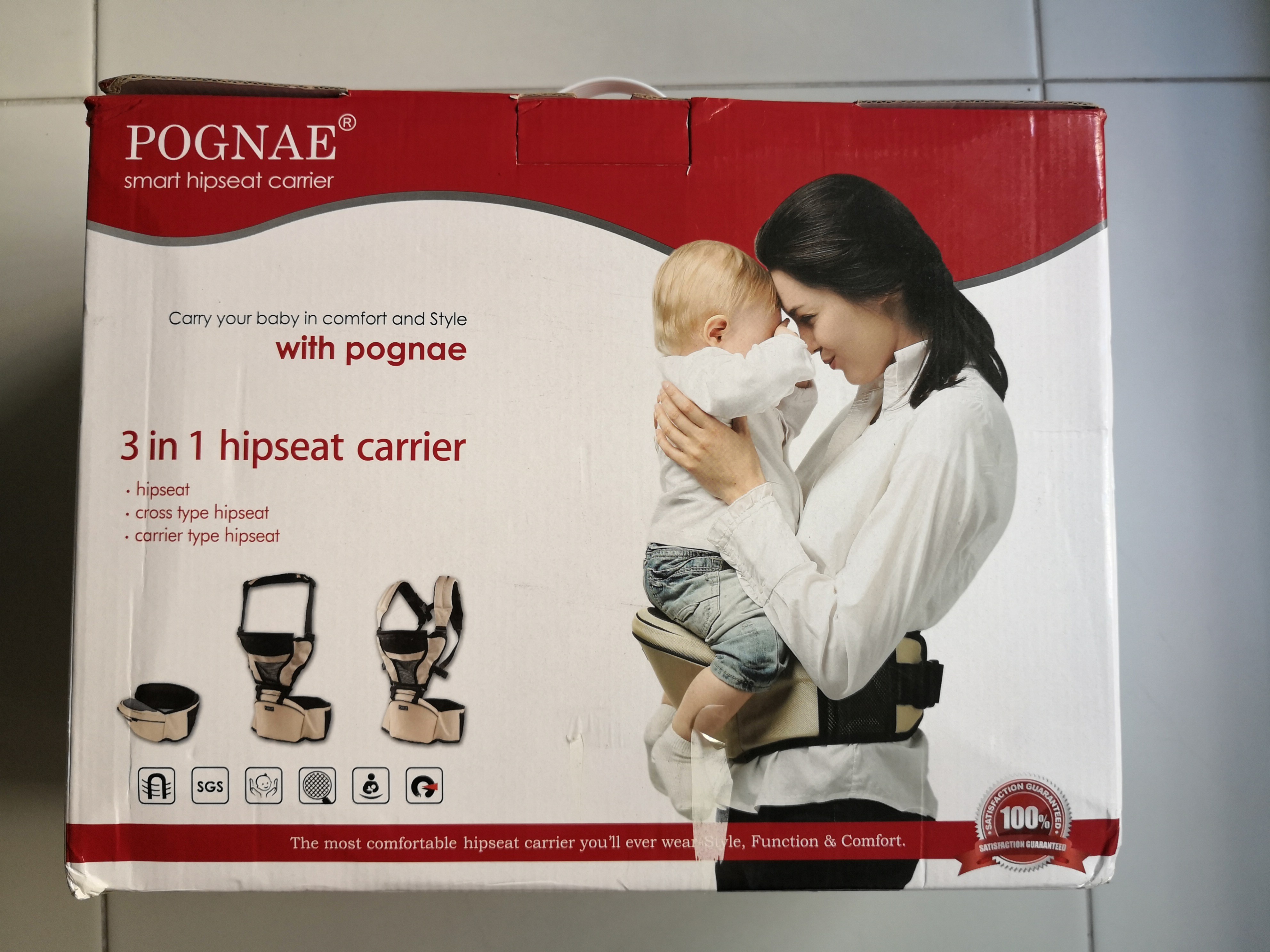 pognae 3 in 1 hipseat carrier