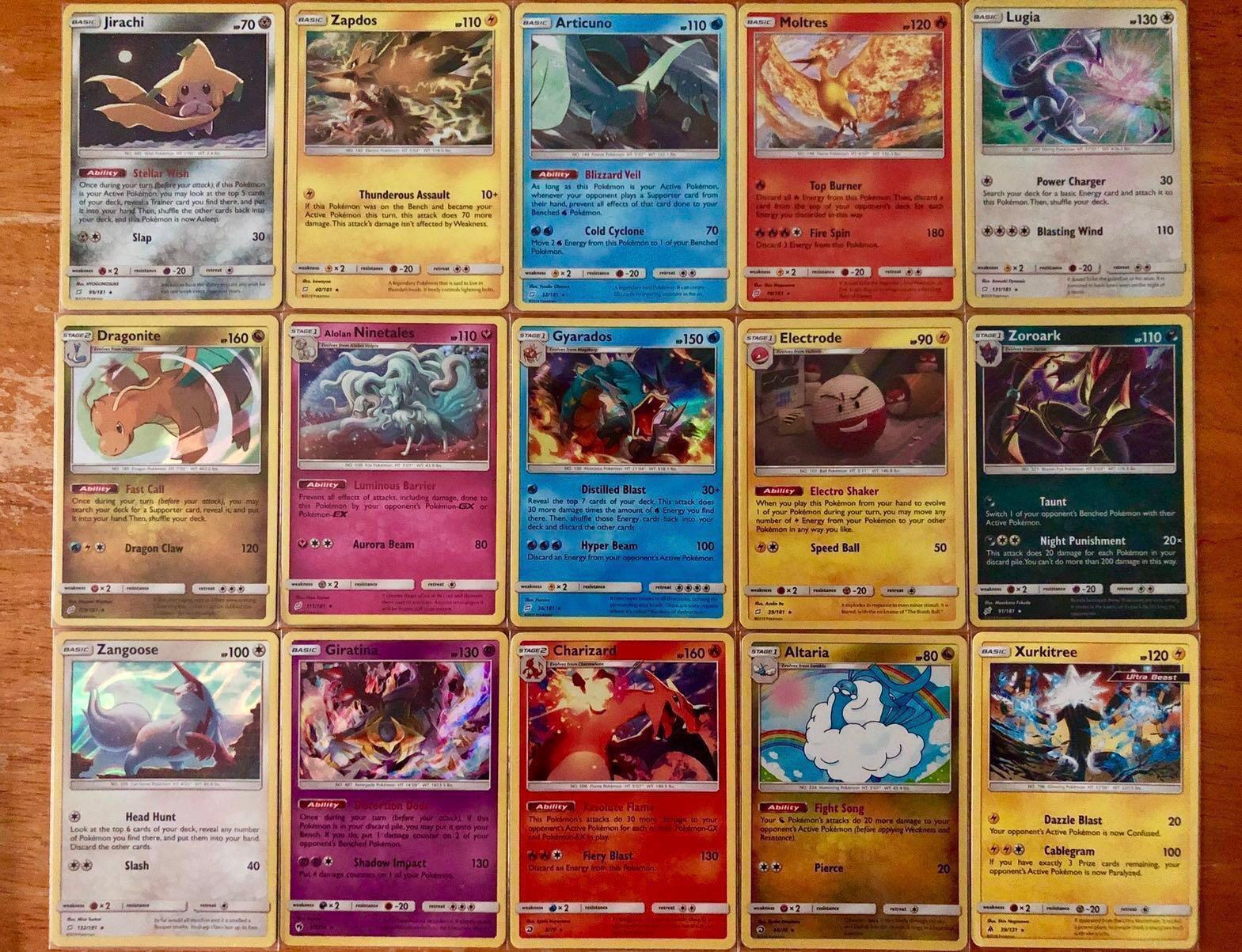 Pokémon Tcg Holos From Sm9 Team Up Price Dropped Toys