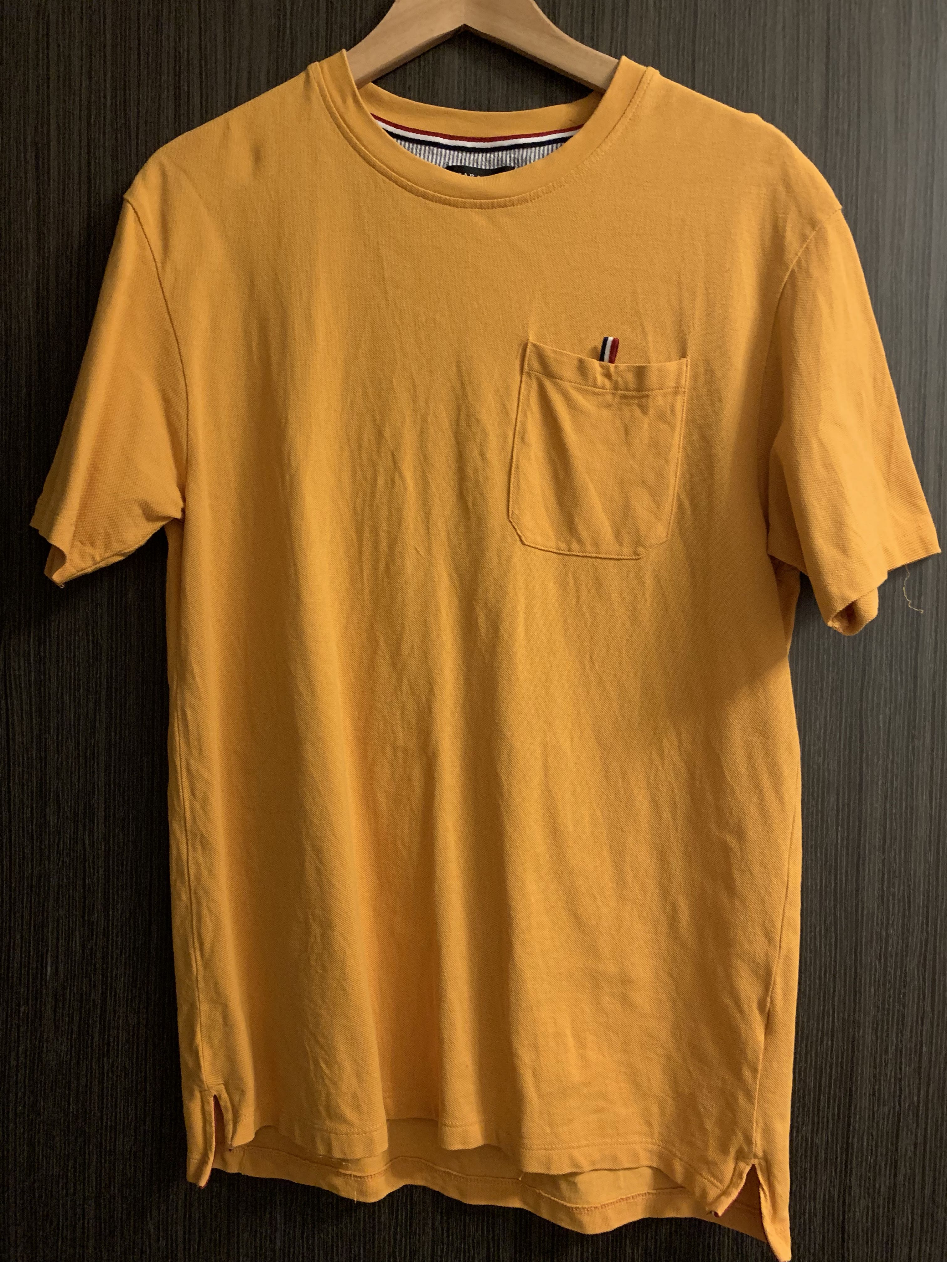 zara yellow t shirt