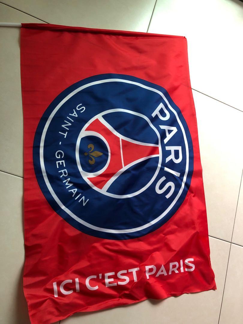 Psg Flag Sports Sports Apparel On Carousell