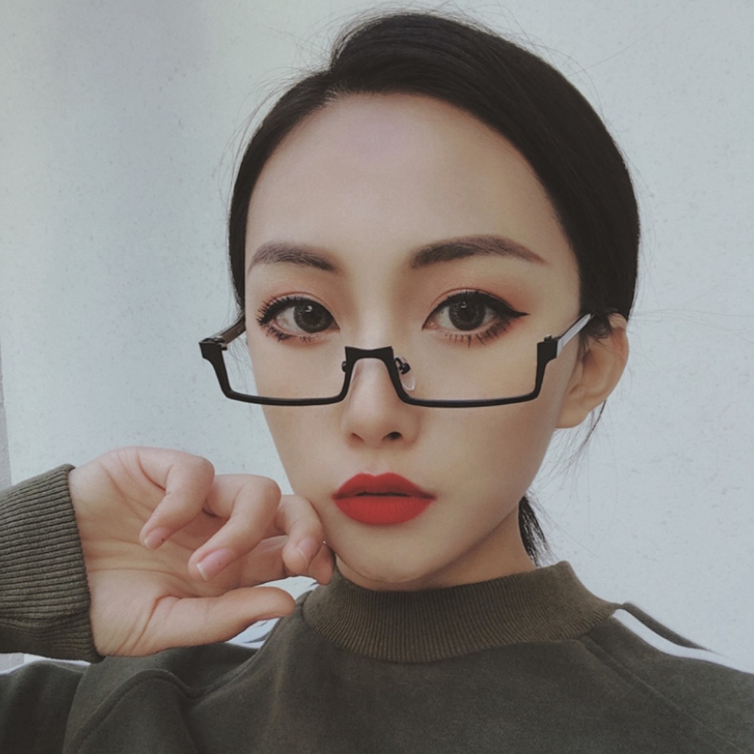 Lensless glasses fashion sales
