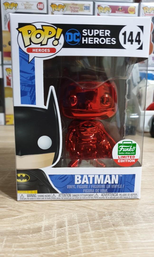 funko pop red chrome batman