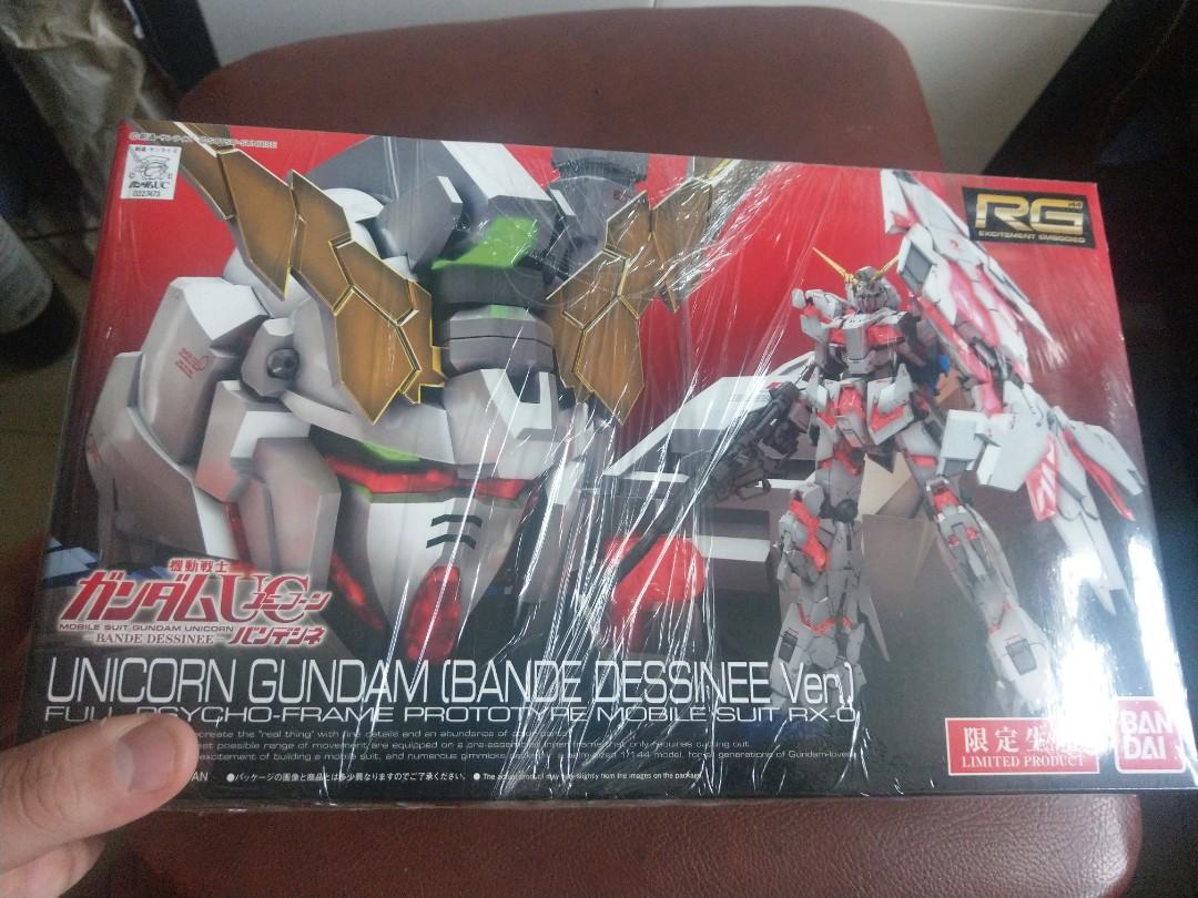 Rg 1 144 Unicorn Gundam Bande Dessinee Ver Toys Games Toys