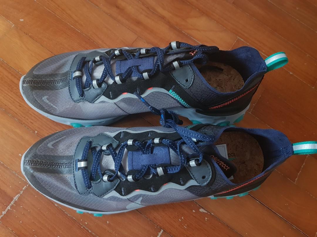 SALE Nike React Element 87 Navy Men s Fashion Footwear