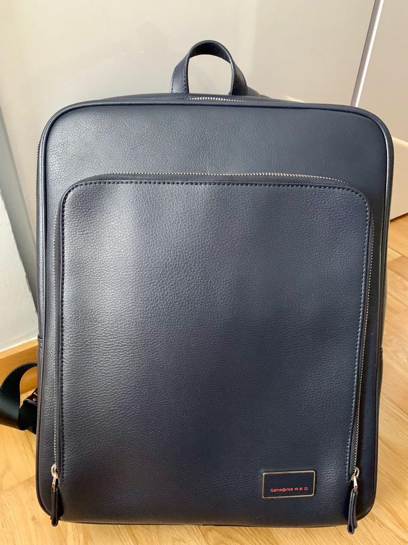 samsonite red sling bag