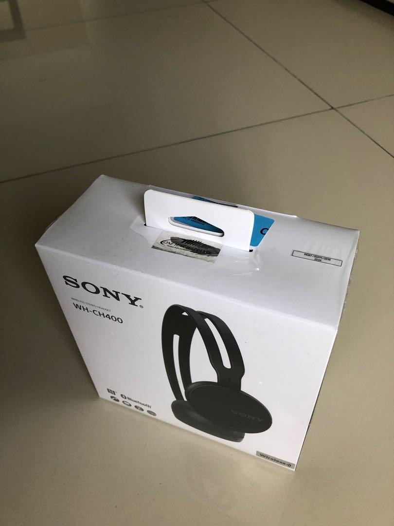 Sony Wireless Stereo Headset WHCH400 Black, Musik & Media, Aksesoris di Carousell