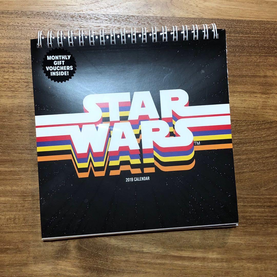 Star Wars Calendar Typo Hobbies Toys Stationery Craft Stationery