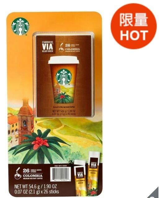paulihcheng專屬2組》星巴克STARBUCKS VIA哥倫比亞即溶研磨咖啡2.1公克