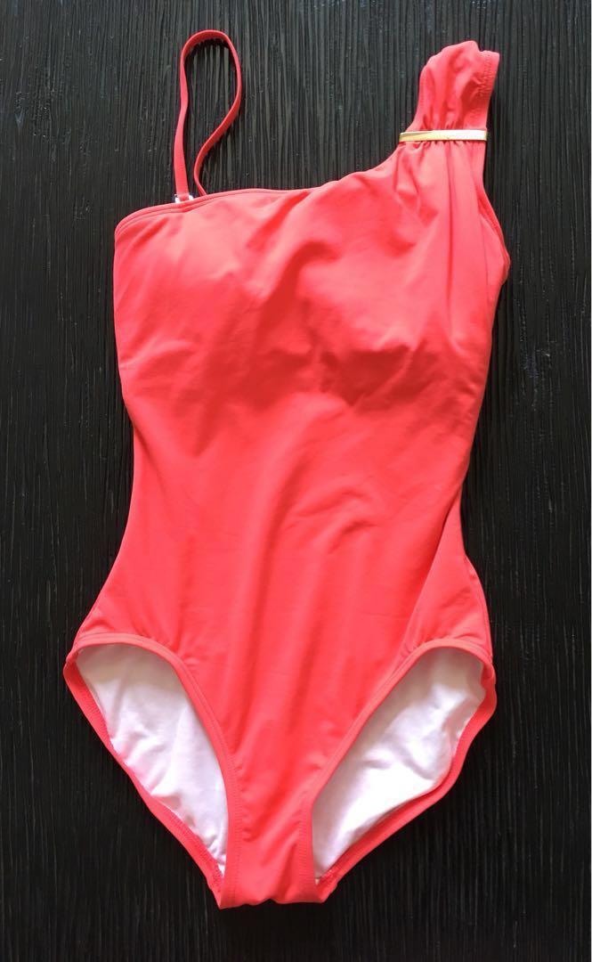 michael kors red swimsuit