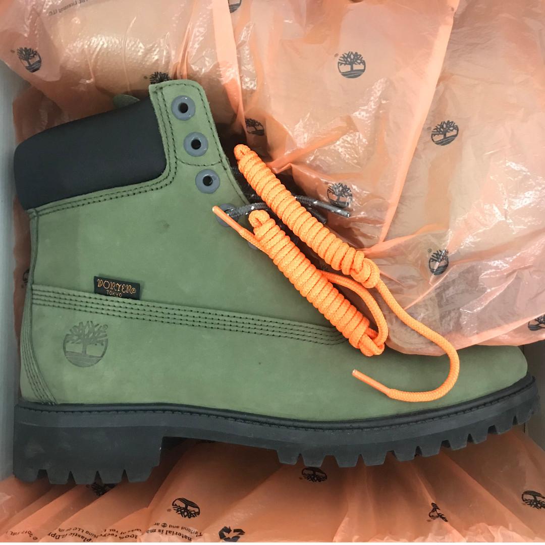 Pesto green timberlands hotsell