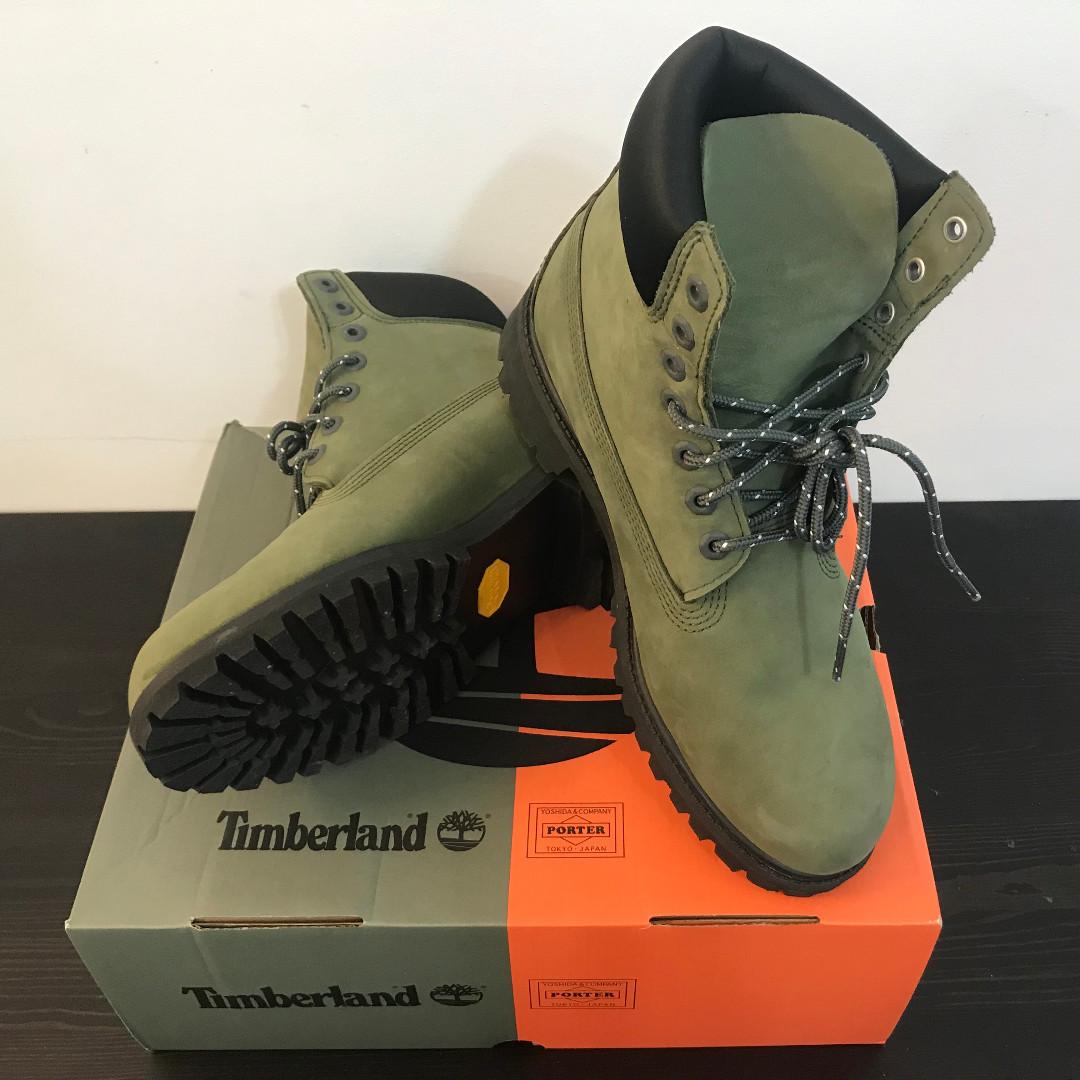 Light green timberland boots store