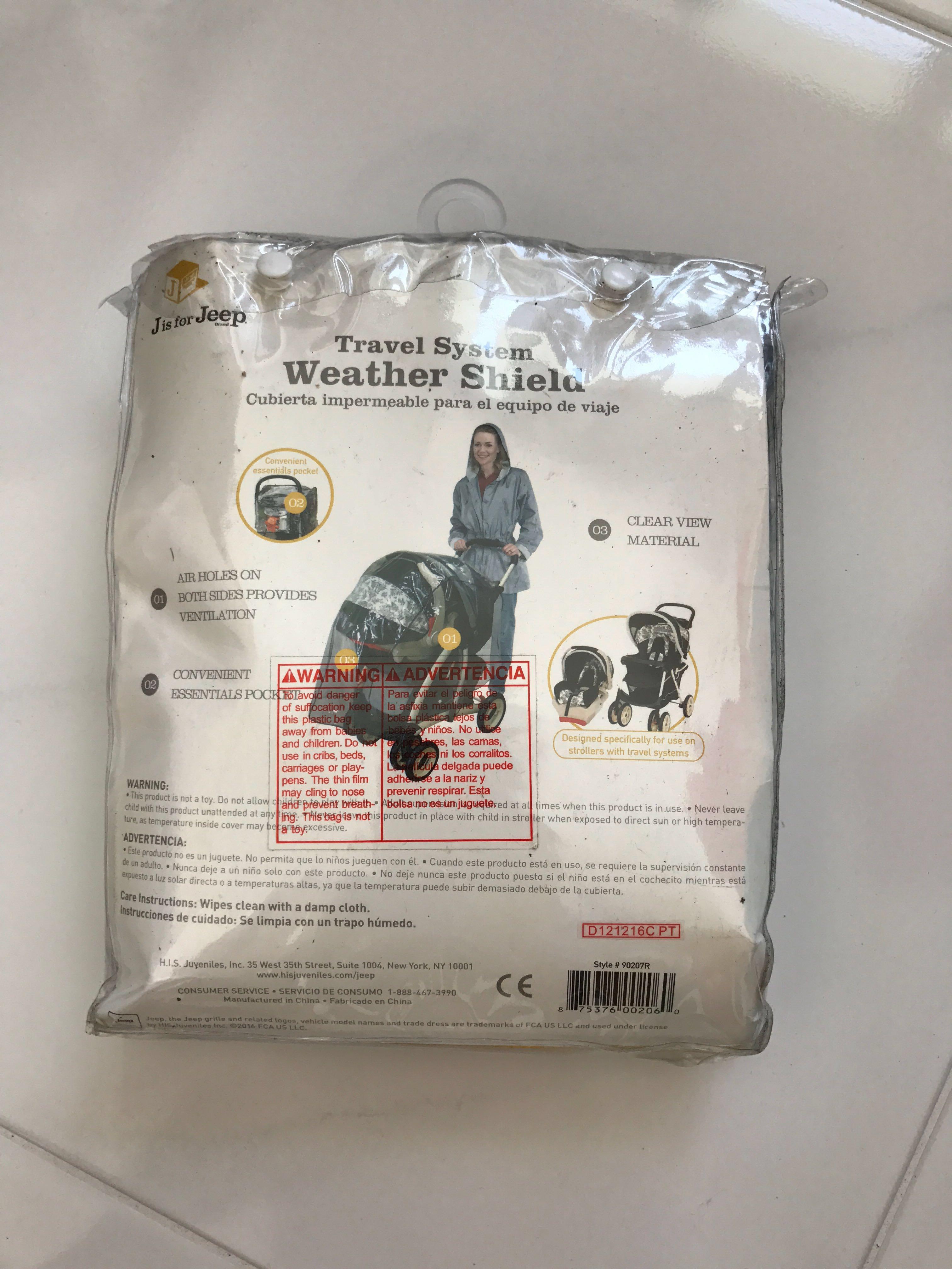 jeep travel system weather shield