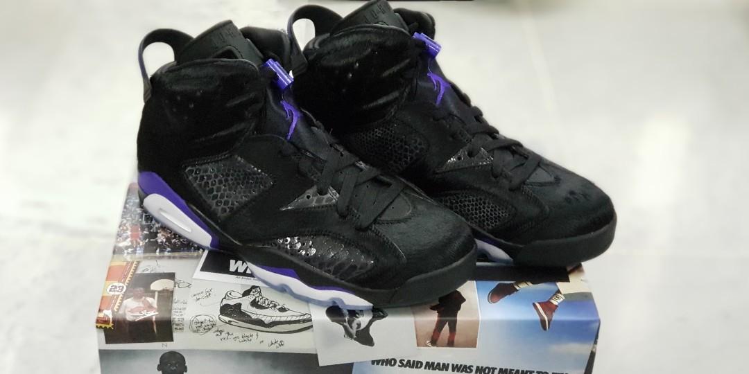 Air jordan 6 cow fur hotsell