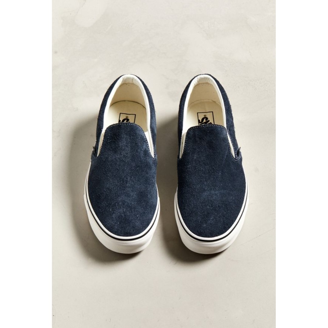 vans hairy suede slip on