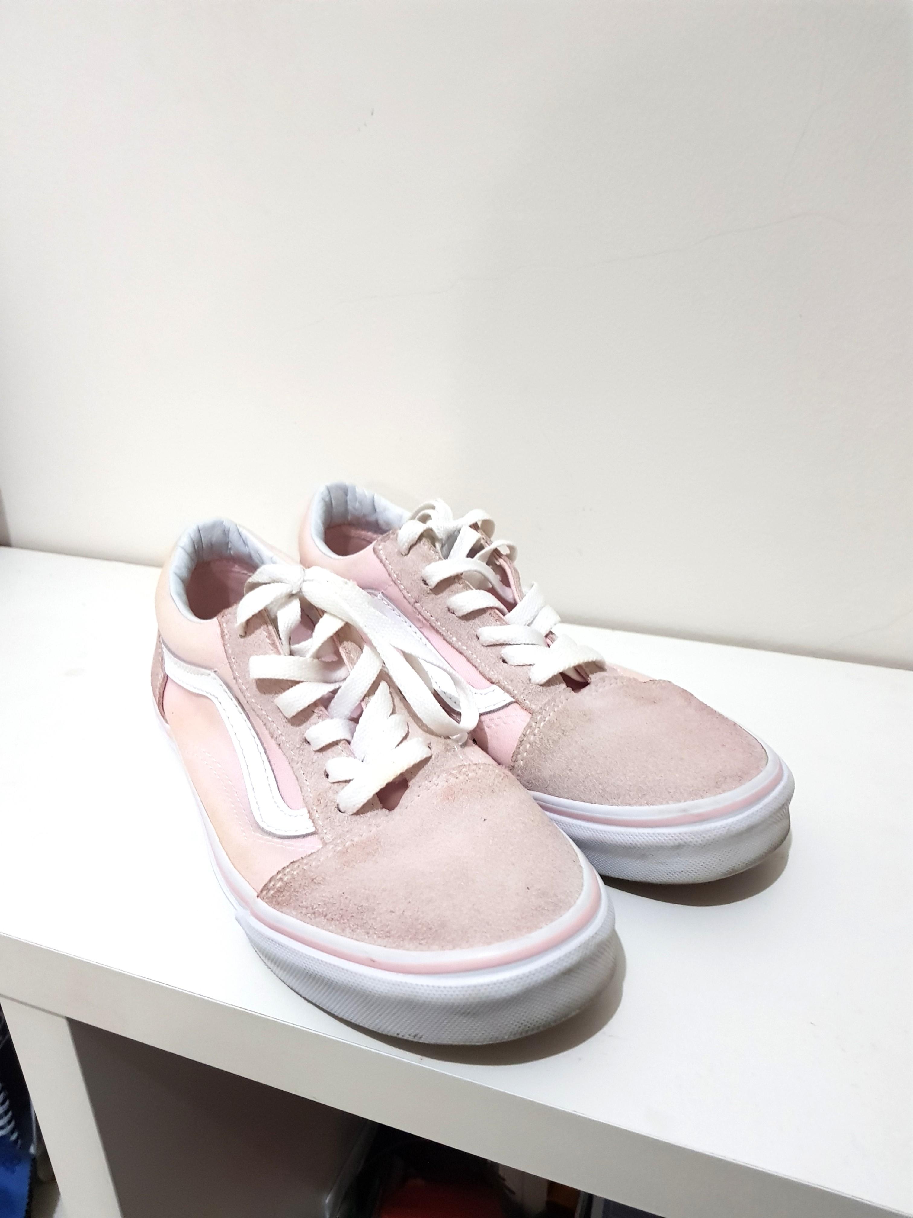 dusty pink vans