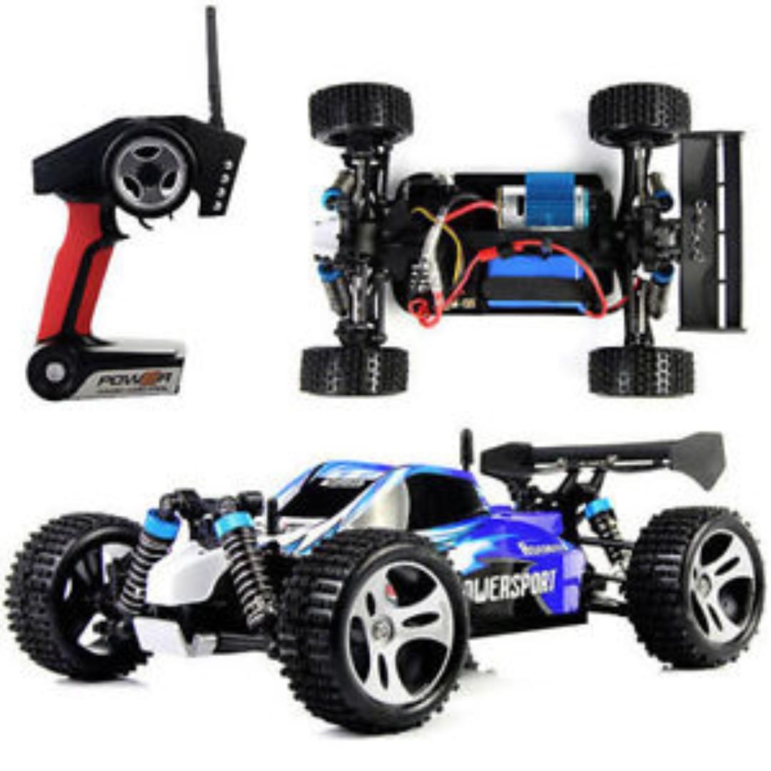 Wltoys A959B Vortex RC race Car Off Road Buggy RTR Blue 1 18 2.4G