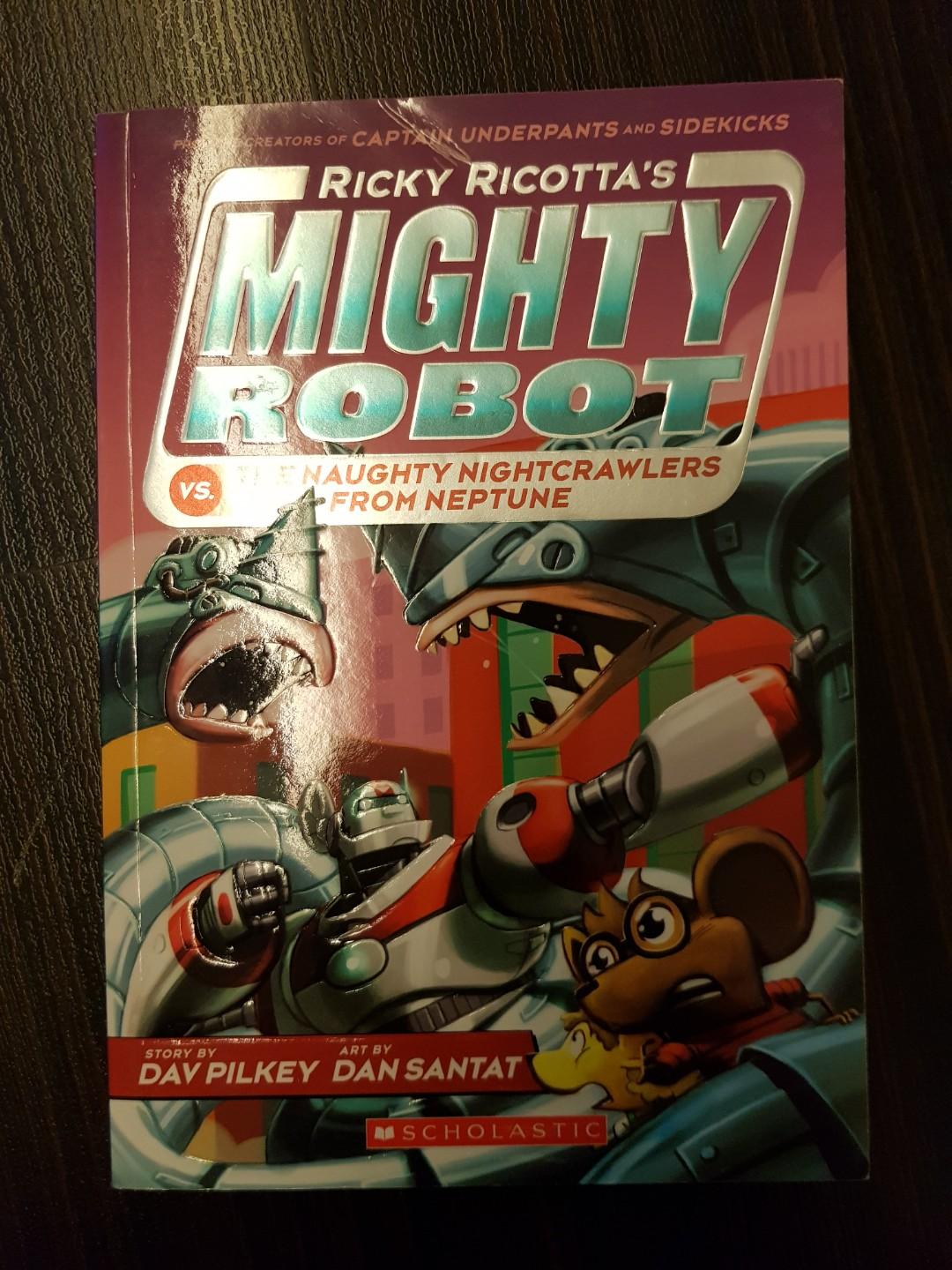 Book 8 the Naughty Night Crawlers from Neptune Ricky Ricottas Mighty Robot vs