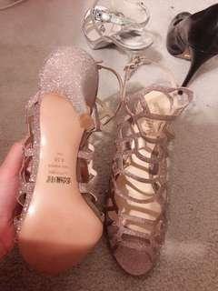 Schutz Caged Sandals 8.5