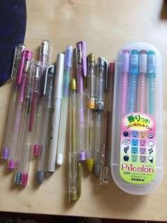 Zebra Coloured pens